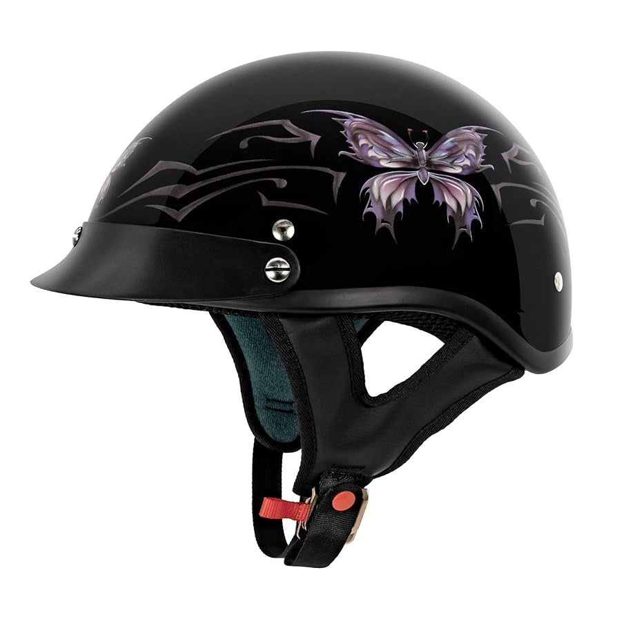 VCAN Unisex-Adult Size Cruiser Intricate Motorcycle Half